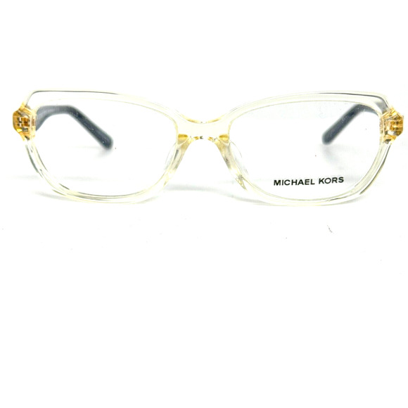 Michael Kors MK 4025F 3086 Sadie IV Rectangle Black Gold Eyeglasses H16502 - Picture 1 of 7
